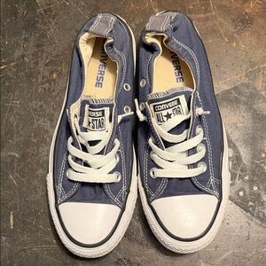 Converse Navy and White Low Top Sneakers